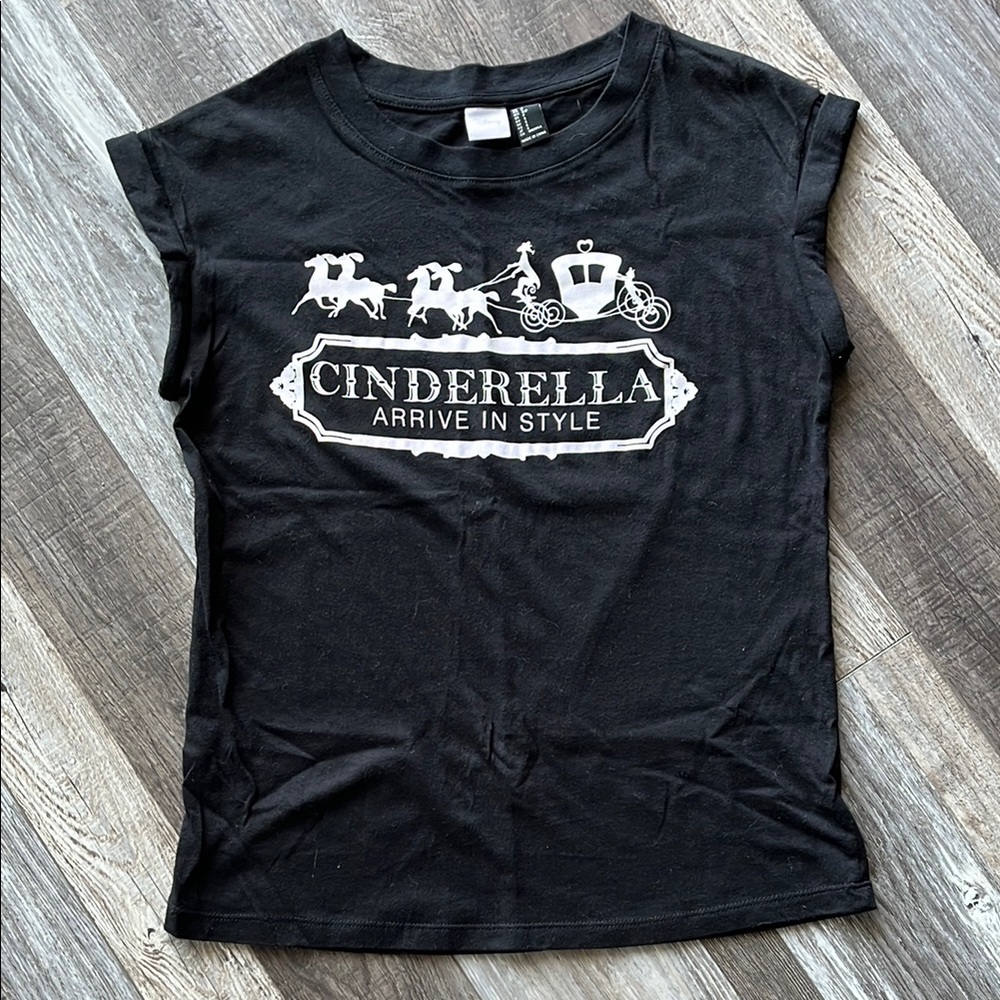 DISNEY | Black Cinderella T-Shirt